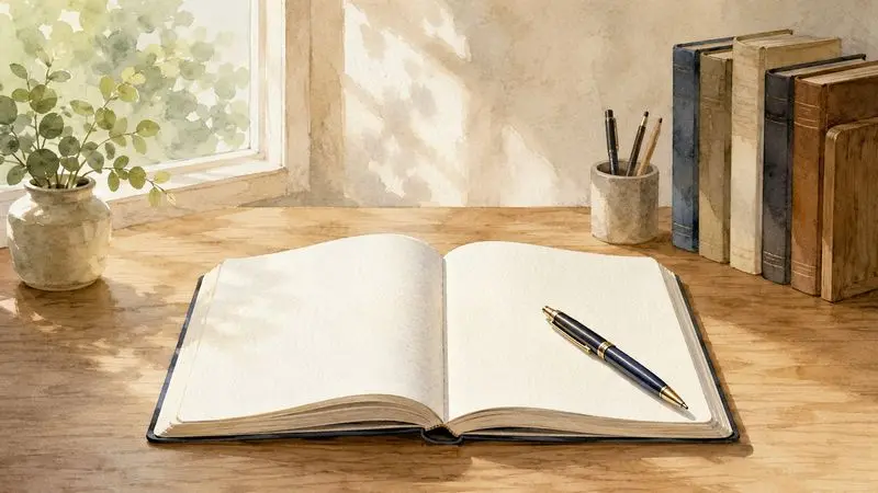 綺麗なひらがなを書く練習をイメージしたイラスト